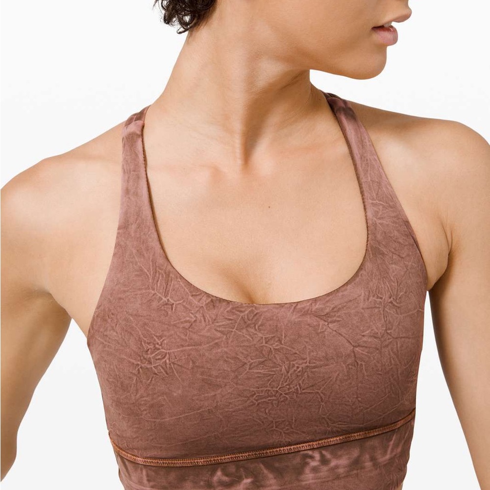 Lululemon energy bra long line ice dye